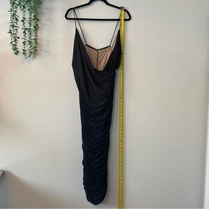 Elegant Black Evening Dress Long Formal